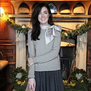 Tory Burch Sabine bow tie sweater